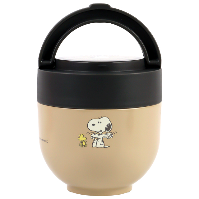 Snoopy foldable handle type insulation lunch box 540 ml