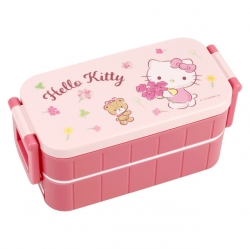 Hello Kitty Flowerless 2-Tier Lunch Box (With Chopsticks)