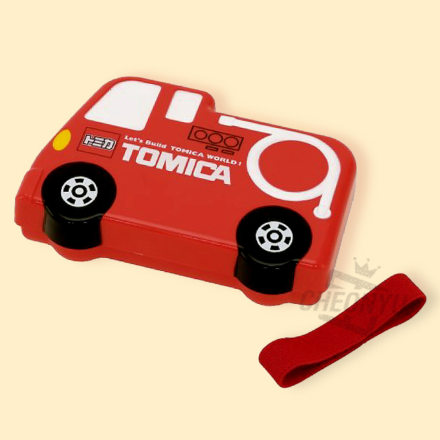 Tomika Fire Car Die Cut Band Lunch Box