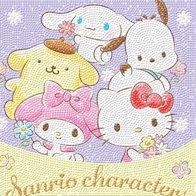 SANRIO CHARACTERS  DIY Diamond & Painting - Spring day