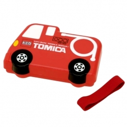 Tomika Fire Car Die Cut Band Lunch Box