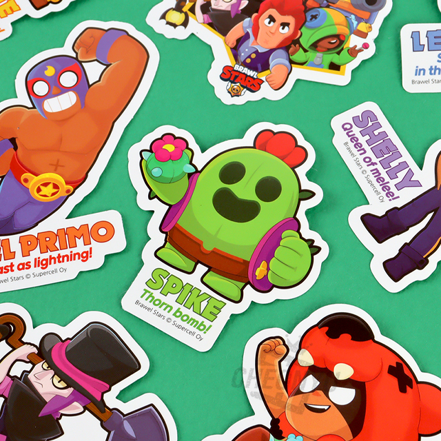 Brawl Stars Brawlers PICK Remover Sticker, 48pcs