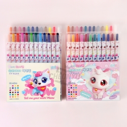 Wishcat 24 Color Slider Color Pencil