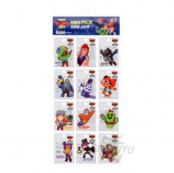 Brawl Stars Brawlers PICK Remover Sticker, 48pcs