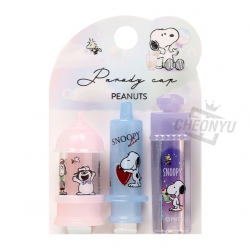 Peanuts Snoopy Parody Pencil Cap 3P Set