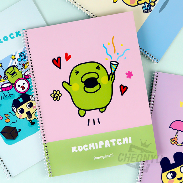 Tamagotchi Spiral Notebook, 10pcs (Random)