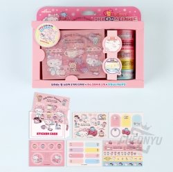 Hello Kitty Pearl Masking tape and Diary Deco Sticker Set