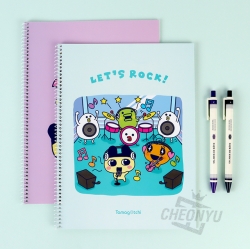 Tamagotchi Spiral Notebook, 10pcs (Random)