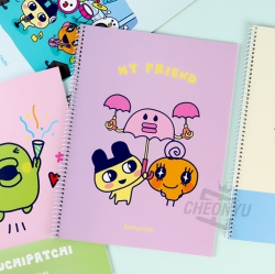 Tamagotchi Spiral Notebook, 10pcs (Random)