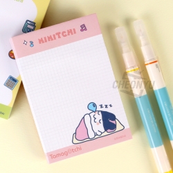 Tamagotchi Rectangular Sticky Memo Pad