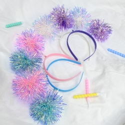 Party Club Bubbly Fireworks Headband , Random