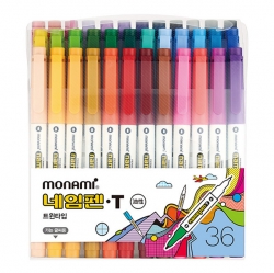 Twin-Type Name Pen 36-Color Set