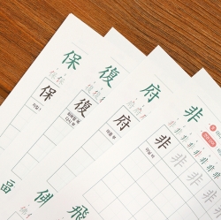 Chinese characters workbook 4 Grade