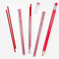 Red Pencil Refill 2P Set, 24pcs