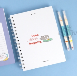 E-rinubgae A5 Size Hard Cover Notebook 