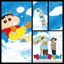 Crayon Shin-chan Jigsaw Puzzle 300 Pieces _Snow Slide