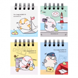 Long-tailed tit Mini Notebook, 40ea