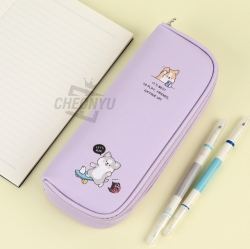 E-rinubgae Open up Fabric Pencil Case 