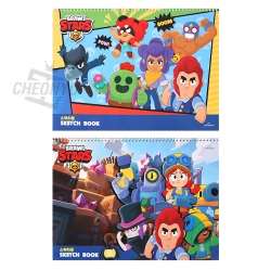 Brawl Stars Sketch Book, 5PCS