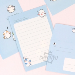 Long-tailed tit Petit Letter Paper with Envelop Set 