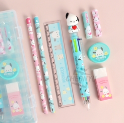 Sanrio Characters Case Stationery Set - Pochacco