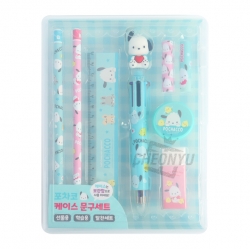 Sanrio Characters Case Stationery Set - Pochacco