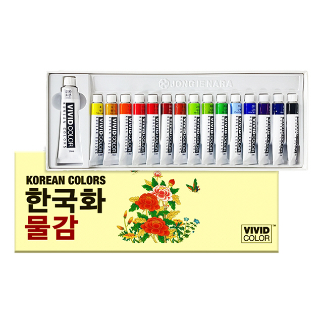 Korean colors paint 16Colors x 7.5ml