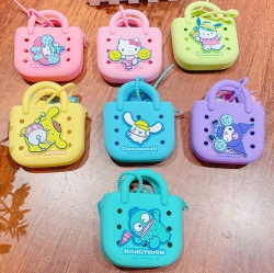 Sanrio mini silicone basket key ring