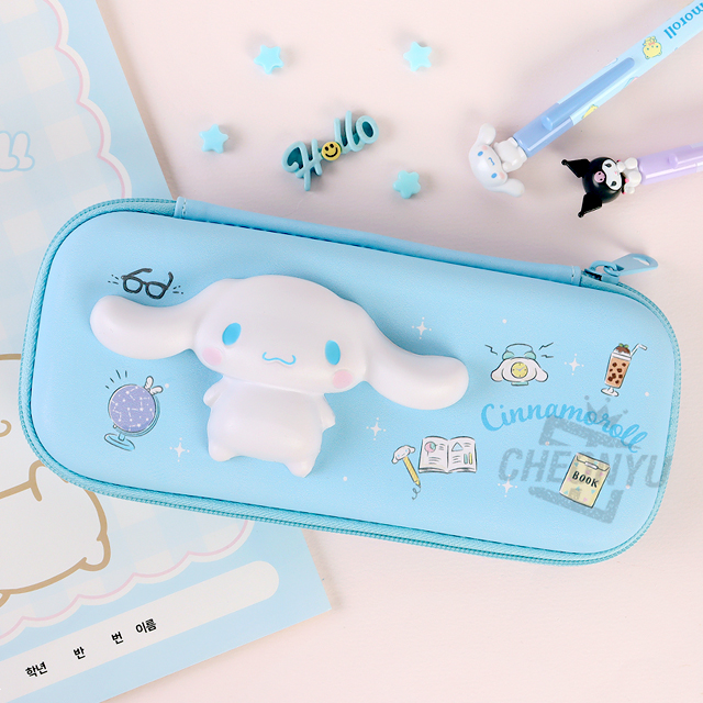 Sanrio Characters Cloud Squishy Pen Case_Cinnamoroll Sky Blue