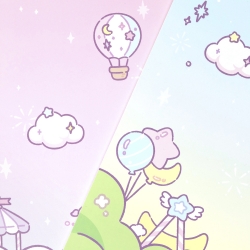 Little Kakao friends dreaming 23 lines note, Sets of 10pcs