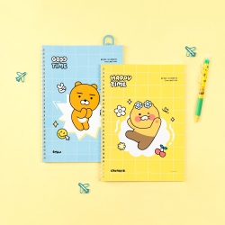 Kakao friends say cheese Spiral Notebook, Sets of 10pcs