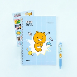 Kakao friends say cheese Spiral Notebook, Sets of 10pcs