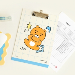 Kakao friends say cheese Clip board