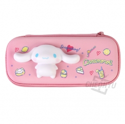 Sanrio Characters Cloud Squishy Pen Case_Cinnamoroll Pink