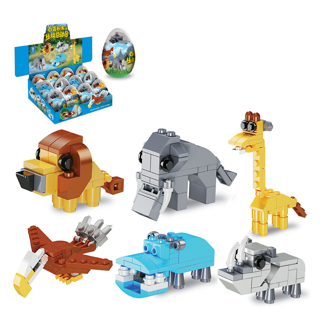 Capsule Block Animal , Sets of 12pcs