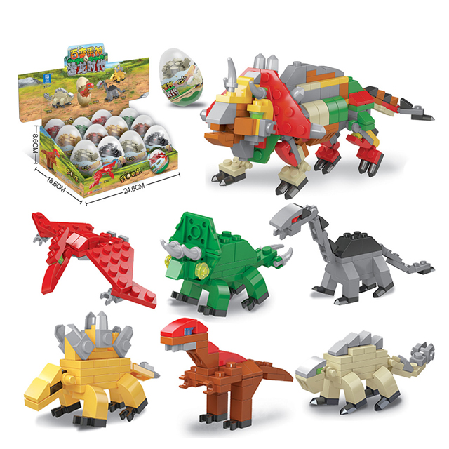 Capsule Block Dinosaur (1 set of 12)