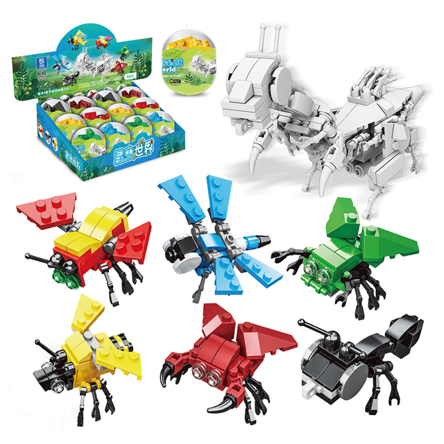 Capsule Block Insect, Sets of 12pcs