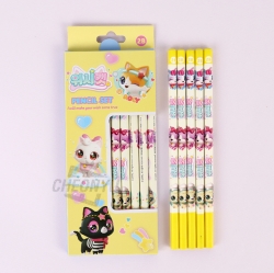 Wish Cat Pencil 5pcs Set