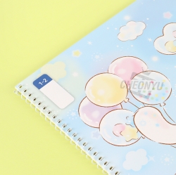 Sanrio 1~2grade Lines Notebook, 8pcs