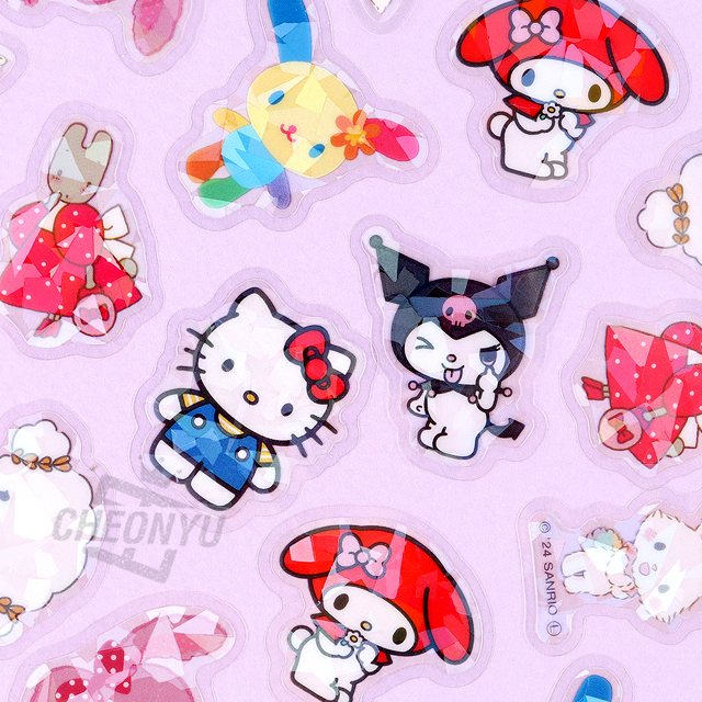 Sanrio Hologram Sticker Set