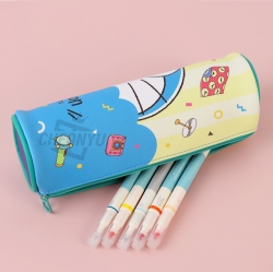 Doraemon Cylinder Plush Pencil Case