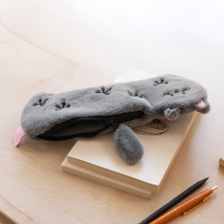 Shape Pencil Case - 01 Ribbon Cat