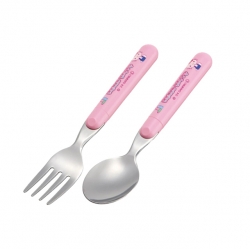 Sanrio Stainless Spoon & Fork Set 14cm