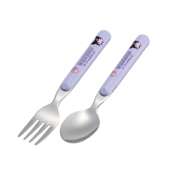 Sanrio Stainless Spoon & Fork Set 14cm