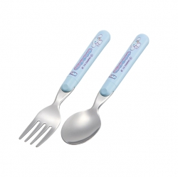 Sanrio Stainless Spoon & Fork Set 14cm
