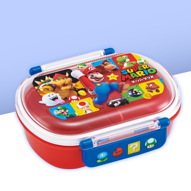 Supermario 1-Tier Dome Round Lunch Box 360ml