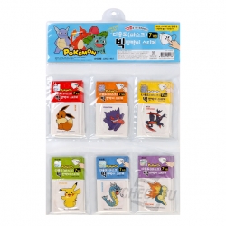 Pocket Monster Big Resemble Sticker, Sets of 18pcs