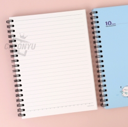 Long-tailed tit 10mm Hard cover Notebook, Random