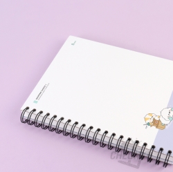 Long-tailed tit Hard cover Notebook, Random
