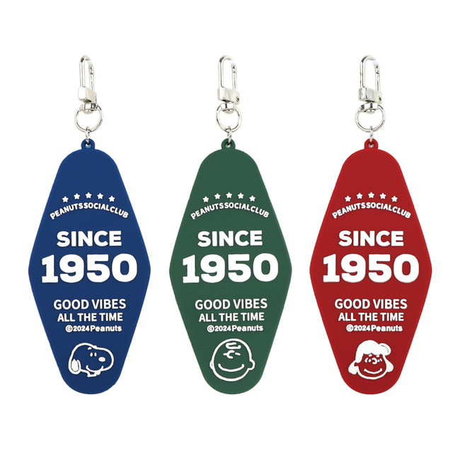 Peanuts Snoopy 75th Anniversary Vintage Mirror Keyring